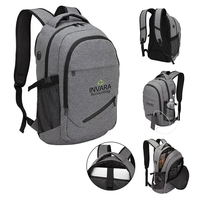 5" x 18.75" x 10.62" laptop backpack; includes external USB port... from ASI...