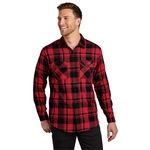 Port Authority Plaid Flannel Shirt.