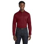 Port Authority Long Sleeve SuperPro React Twill Shirt.