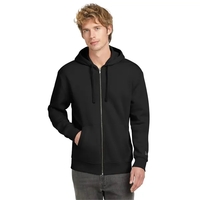 New Era Heritage Fleece Full-Zip Hoodie... from ASI 84863 SanMar