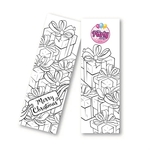 Merry Christmas Presents Coloring Bookmark