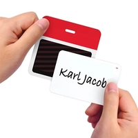 TEMPbadge 2-part expiring badges let you know when a visitor's time... from...