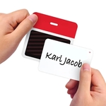 2-Part Expiring Badge FRONT PART, Hand-Writable, No Title