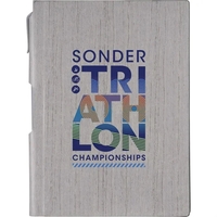 FSC® Mix 6" x 8.5" Bari Notebook with Pen