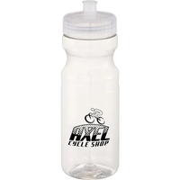 24 oz. squeezable sports bottle with twist-on lid and push spout.... from ASI...