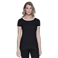 Womens CVC Ringer Tee