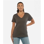 Womens Cotton V-Neck