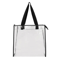 Clear Zippered Tote