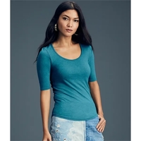 Womens Tri-Blend Scoop Neck