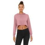 Womens Triblend Cropped Hoodie