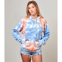 Tie Dye Fleece Hood