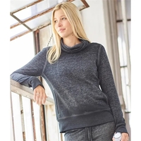 Ladies Zen Fleece Cowl Neck