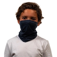 Youth sized neck and face cover made of polyester, combed ring-spun... from...