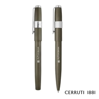 Cerruti 1881® Block Brushed Ballpoint Pen & Fountain Pen Gift Set... from ASI...