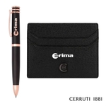 Cerruti 1881® Bond Card Holder & Austin Ballpoint Pen Set