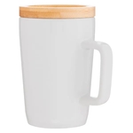 14 oz. Ceramic Mug with Bamboo Lid