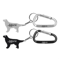 Dog shape bottle opener with key chain and carabiner... from ASI 74585 Nu...