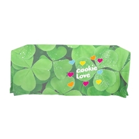 Sustainable Fabric Pleated Table Cover - 7oz 100% Recycled Polyester...