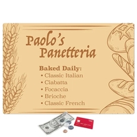 19.5" x 28" x 1/16" - Heavy Duty Fabric Counter Mat... from ASI 49716...