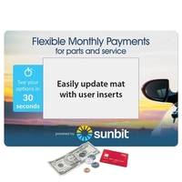 10" x 15" x .015" - Ultra Thin Window Counter Mat... from ASI 49716 Digispec...