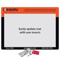 Ultra Thin Window Counter Mat-14" x 19" x .015"