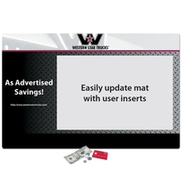 17" x 26" x .015" - Ultra Thin Window Counter Mat... from ASI 49716 Digispec...