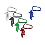 Llama Shape Bottle Opener Key Ring with Carabiner