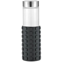 20 ounce shatter resistant water bottle with textured silicone sleeve and......