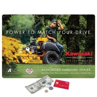 13" x 19" x .015" - Ultra Thin removable/repositionable Counter Mat... from...