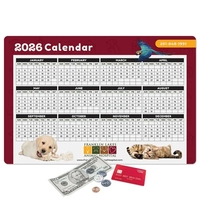 Heavy Duty Fabric Calendar Counter Mat - 12" x 18" x 1/4"