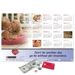 Heavy Duty Fabric Calendar Counter Mat - 12" x 18" x 1/16"