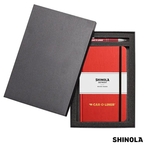 Shinola® HardCover Journal/Clicker Pen Gift Set - (M)