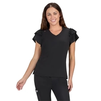 koi - Betsey Johnson - Women's 2-Pocket Ruffle Sleeve and...... from ASI...