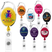 Carabiner retractable badge reel with belt clip back... from ASI 49470 DEVARA