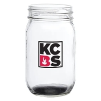 16 oz. mason jar made of thick and durable glass.... from ASI 68507 The...