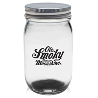16 oz. canning Mason jar with secure aluminum lid.... from ASI 68507 The...