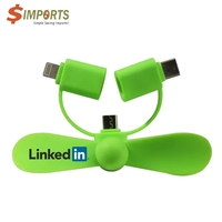 Mini 3-in-1 Portable Phone Fan