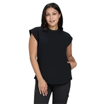 Basics - Women's Two-Pocket Round Neck Scrub Top