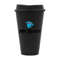 17 ounce plastic Java Flex travel mug with lid.... from ASI 91880 Tranter...