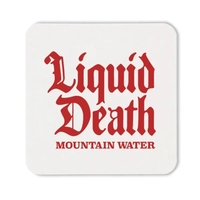 3.5 square inch drink coaster made of recycled pulpboard.... from ASI 91880...