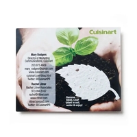 Two- part postcard with seed paper shape.... from ASI 40646 Bloomin...