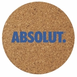 Cork Coaster, 3.5" Round