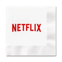 6.5" three-ply white luncheon napkins made in the USA from recyclable... from...