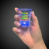 Light Up Blue Shot Glass