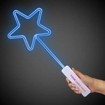 Blue Star Neon Wand