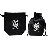 This non-woven drawstring pouch is an ideal size to dress up... from ASI...