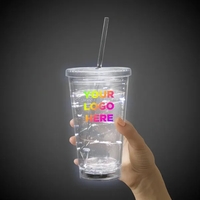 White String Light 16oz LED Cup