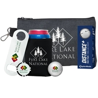 Triple Bogey Golf Kit: Includes balls, cooler, opener, chip marker, all......