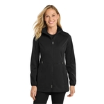 Port Authority Women's Active Hooded Soft Shell Jacket.