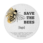 Seed Paper Coaster, 3.875 Circle